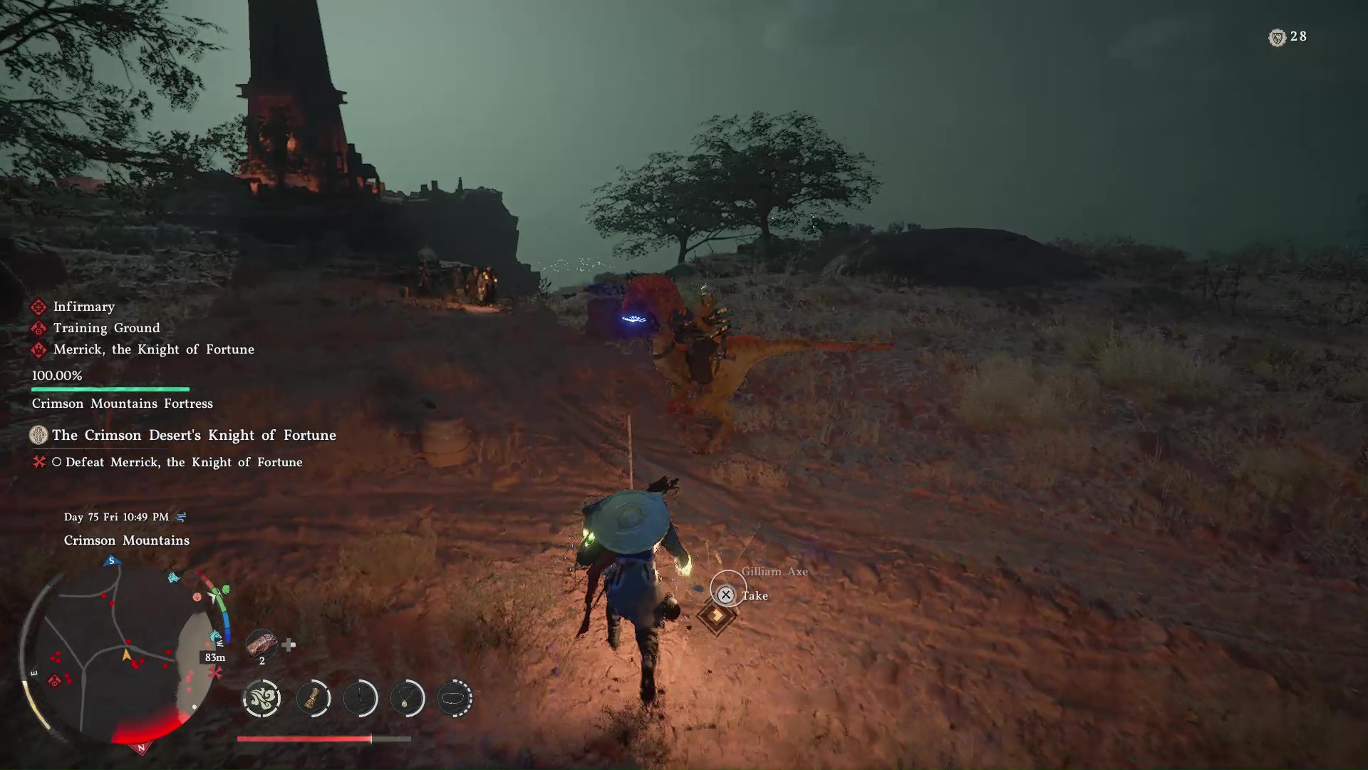 Raptor mounts in Crimson Desert