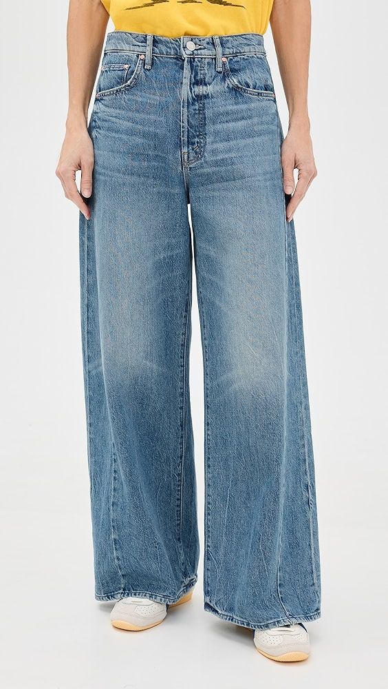 Mother Lil Pipe Dream Button Sneak Jeans