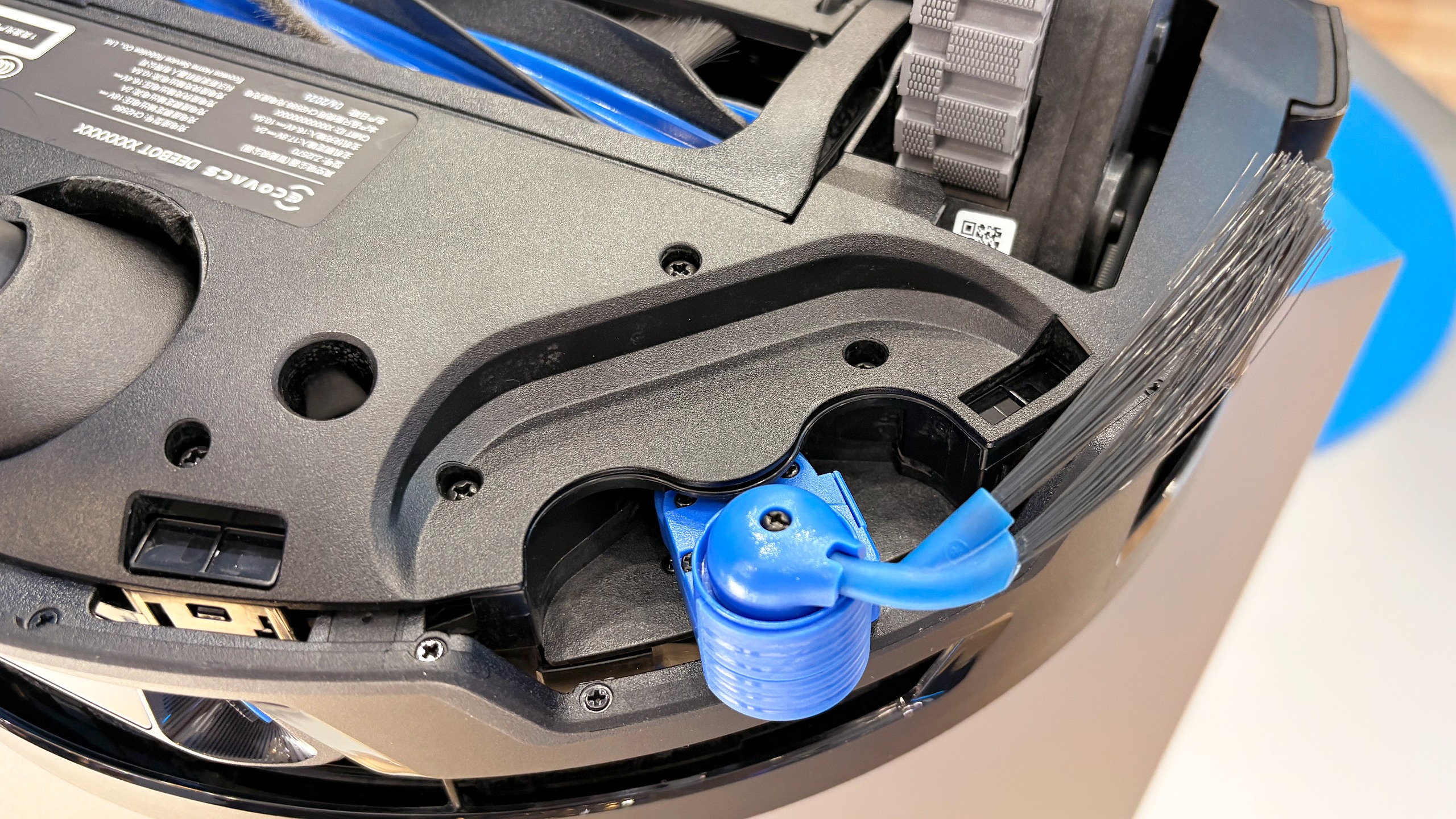 close-up of the Ecovacs Deebot X12S robotm vacuum at IFA 2026 in Berlin