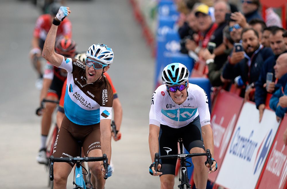 Alexandre Geniez (AG2R La Mondiale) wins stage 12 at the 2018 Vuelta