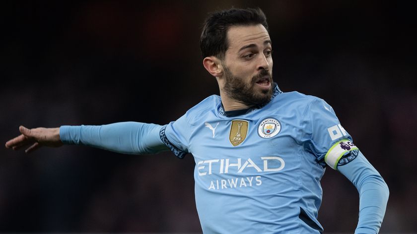 Bernardo Silva of Man City during a Premier League match