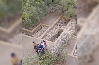 Excavations indicate that these fortifications at Kiriath-jearim were renovated about 2,200 years ago, an event that appears to be described in the Book of Maccabees. Emmaus was one of the sites that was mentioned as being fortified at that time.
