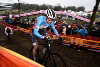 Evan Russell at the 2023 Cyclocross World Championships