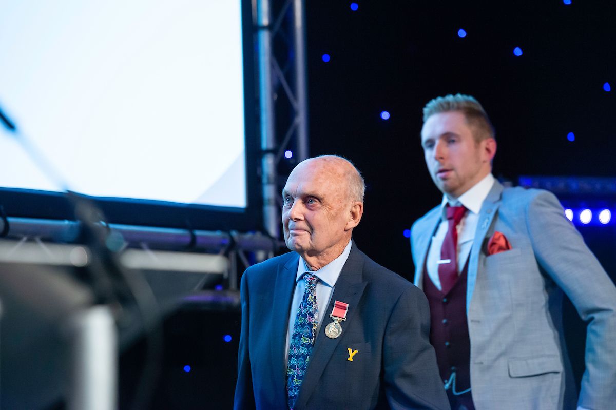89-year-old Brian Robinson is president of The Rayner Foundation