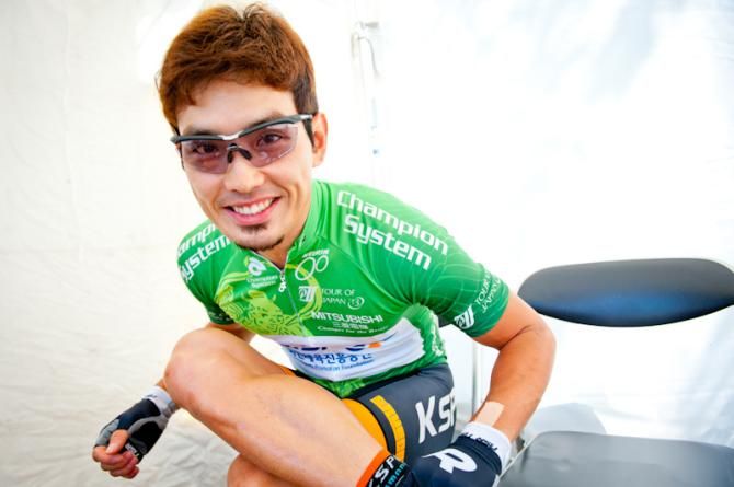 The GC leader Sung baek Park before the start
