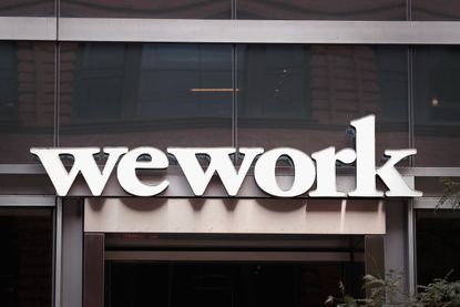 The WeWork sign