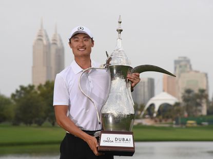 Li Haotong defends Dubai Desert Classic