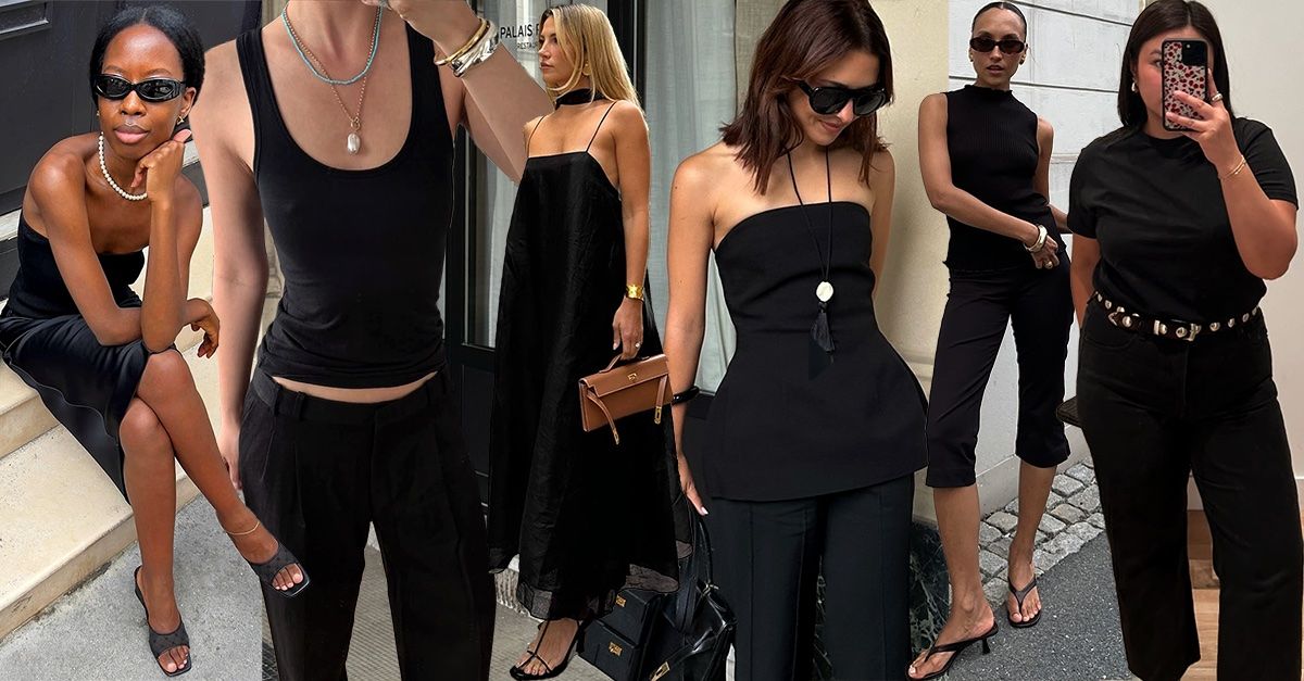 I Live In All-Black Outfits Even In Summer—7 Chic Ideas for How to Stylishly Pull It Off