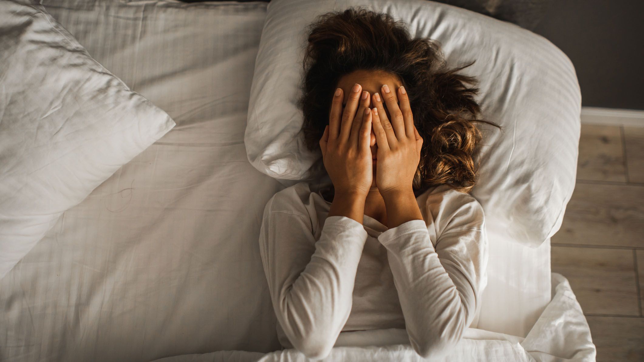 Image showcasing Do you lay in bed for hours yet can't sleep? 7 expert tips to falling ...