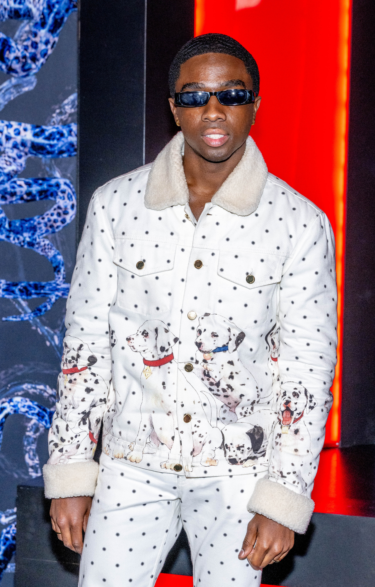 Caleb McLaughlin attends Neflix brooklyn's premiere of Stranger Things Season 4