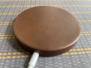 Nomad Leather Cover For Magsafe Lifestyle On Charger