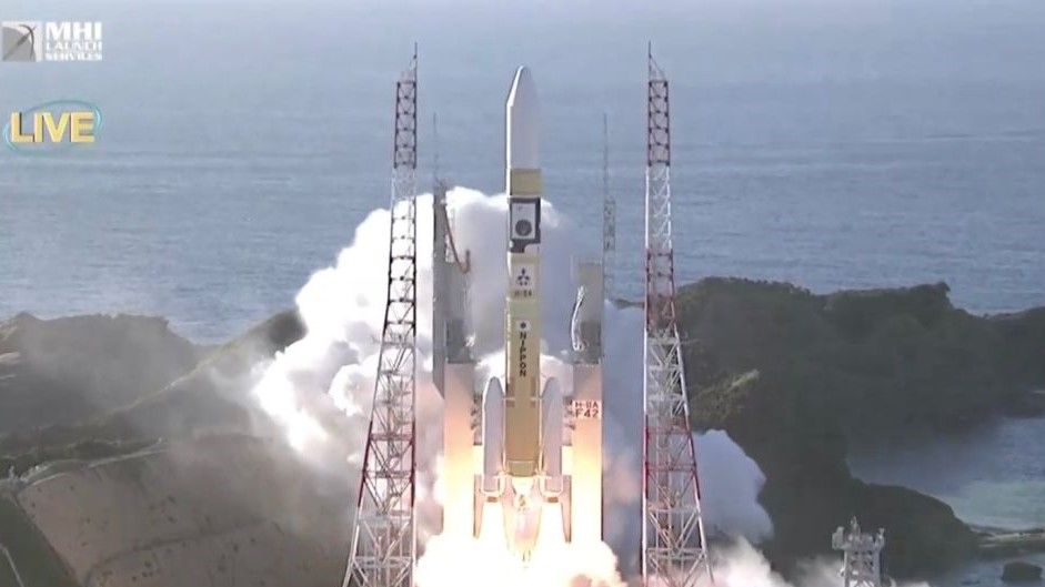 The Hope spacecraft launched atop a Mitsubishi Heavy Industries H-IIA rocket from Tanegashima Space Center in Japan on July 19, 2020.