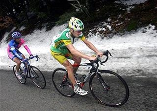 Landis and Vila in the decisive climb