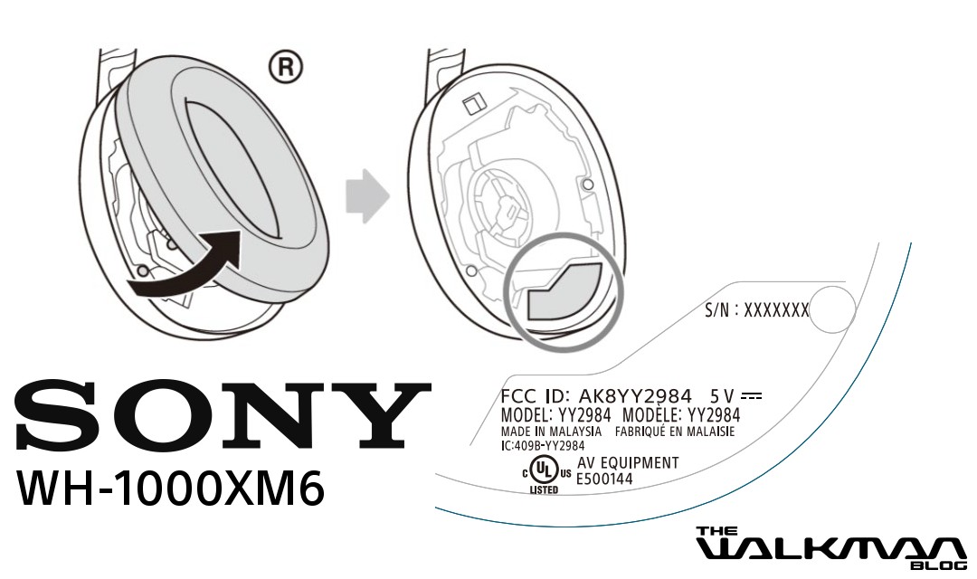 Sony WH-1000XM6 image submitted to the FCC