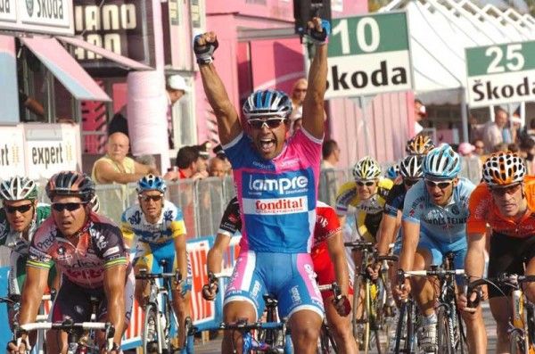 A first Giro victory for the 26 year-old Sicilian.