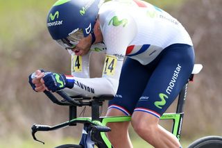 Alex Dowsett wins the RTTC Classic Time Trial Series round in Essex. Note the special fabrics on the skin suit