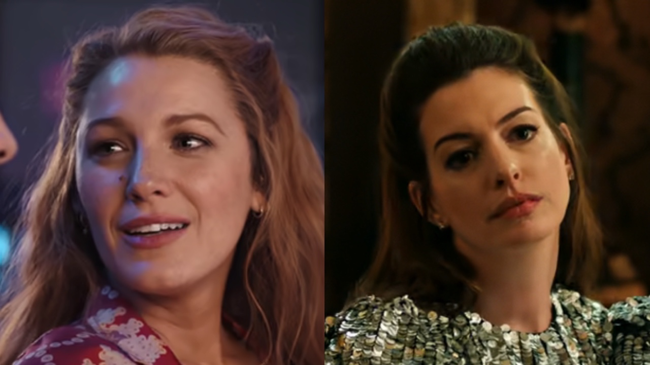 Blake Lively in It Ends With Us and Anne Hathaway in The Hustle 