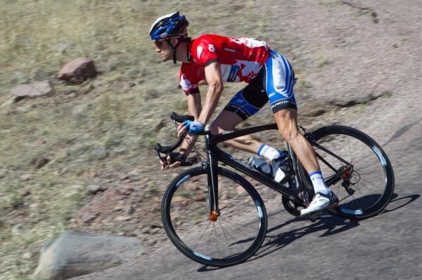 Rory Sutherland (UnitedHealthcare) descends off the Sapillo climb.