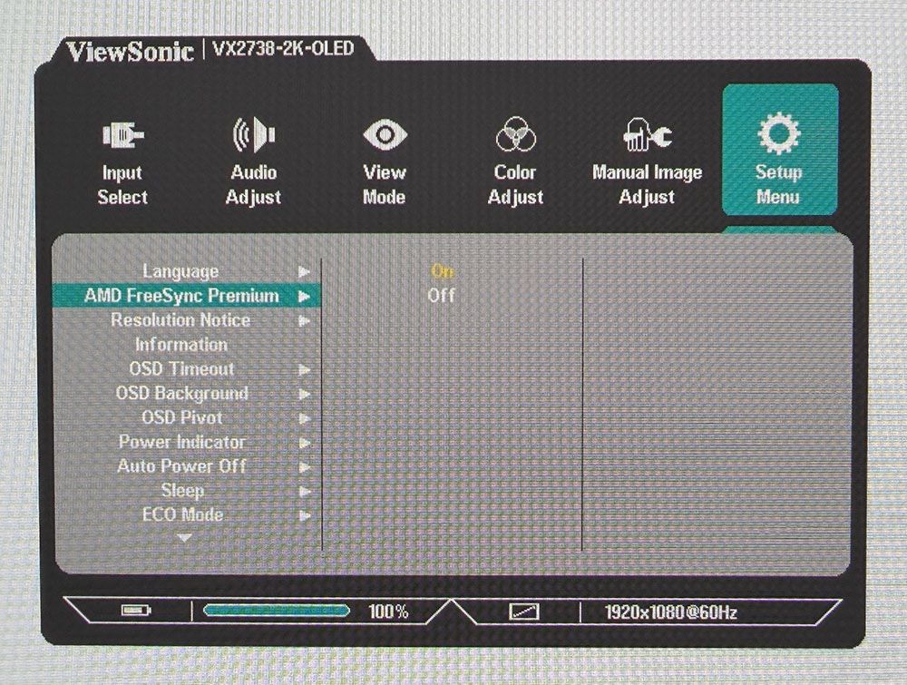 ViewSonic VX2738-2K OLED
