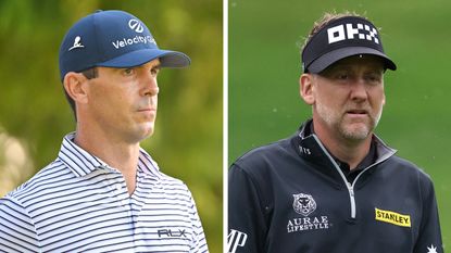 Billy Horschel and Ian Poulter appeared to clash aheadd of the BMW PGA Championship at Wentworth