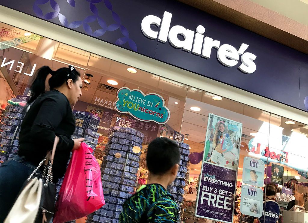 A Claire&amp;#039;s store.