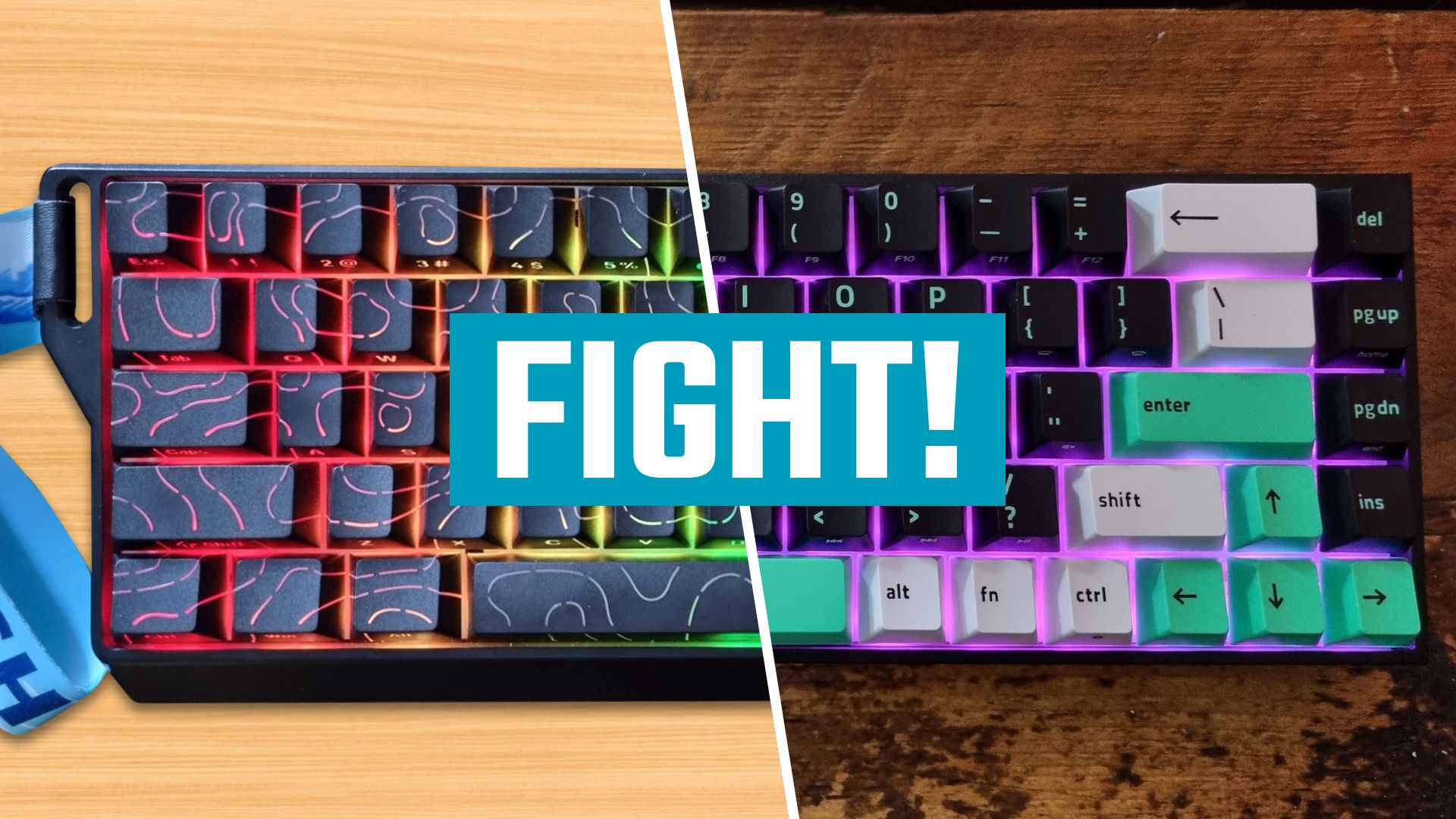I made two $50 gaming keyboards fight for my average-gamer affections, and for me there's one clear winner