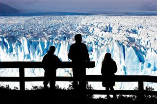 The Perito Moreno Glacier in Argentina.