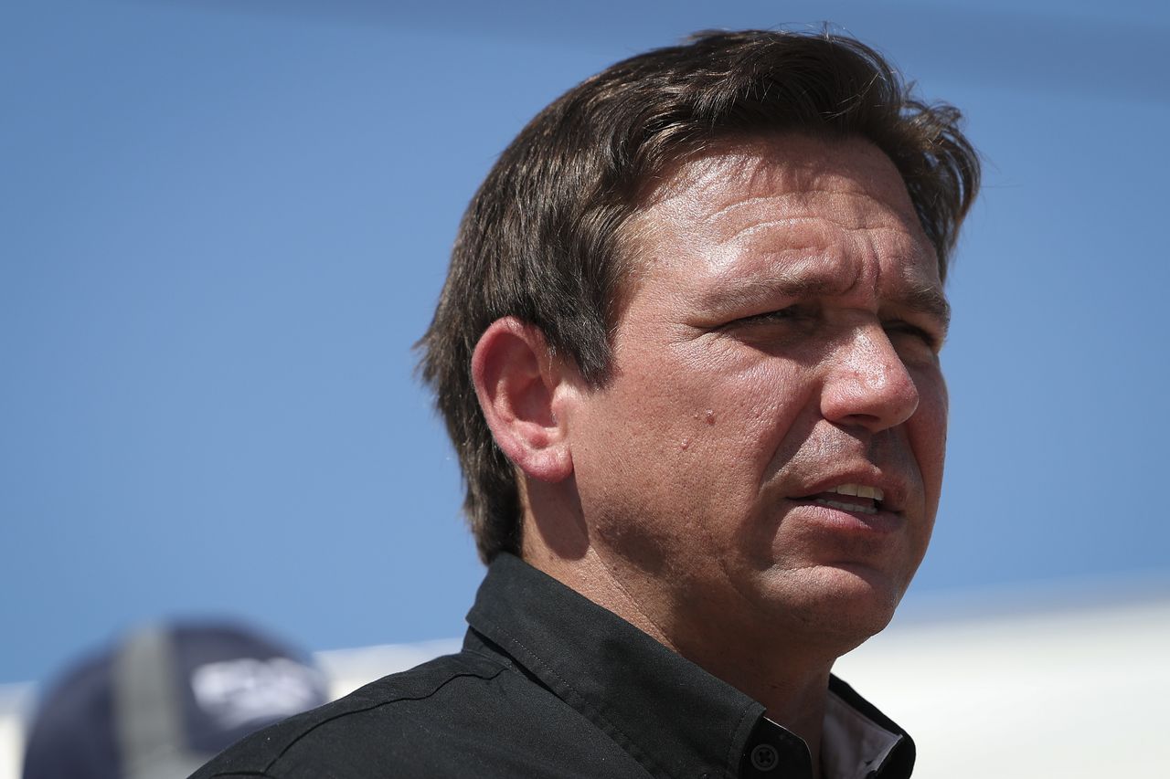 Florida Gov. Ron DeSantis (R). 