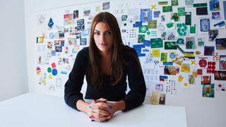 Michelle Mattar sitting at a desk