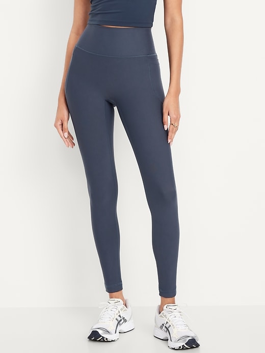 Extra-High Waisted Powersoft Boundless 7/8 Pocket Leggings &amp;ndash; No Front Seam