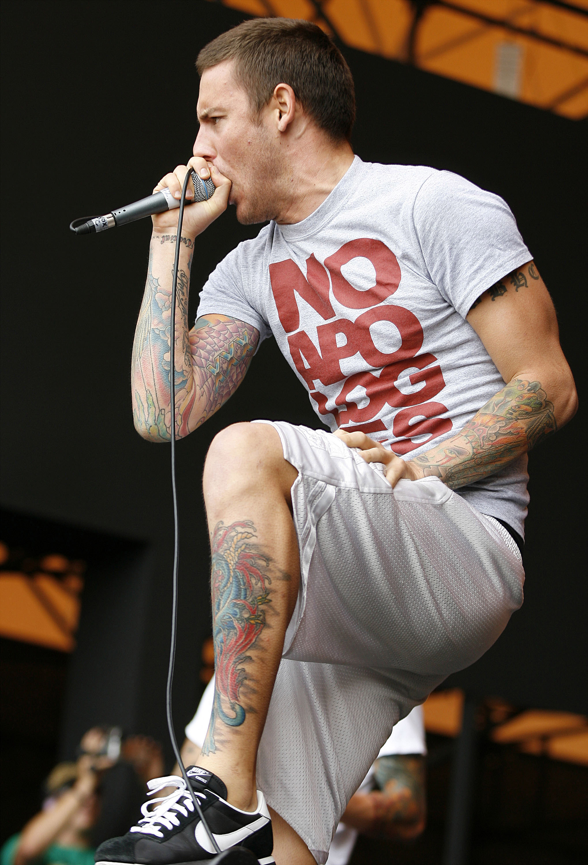 Winston McCall on stage in 2006