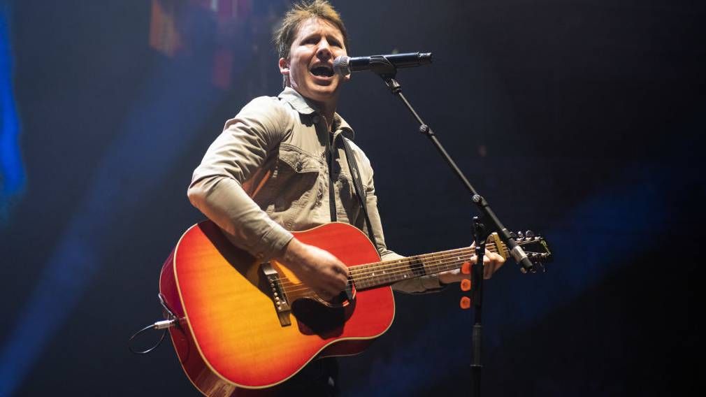 James Blunt performs at Royal Albert Hall on April 09, 2024