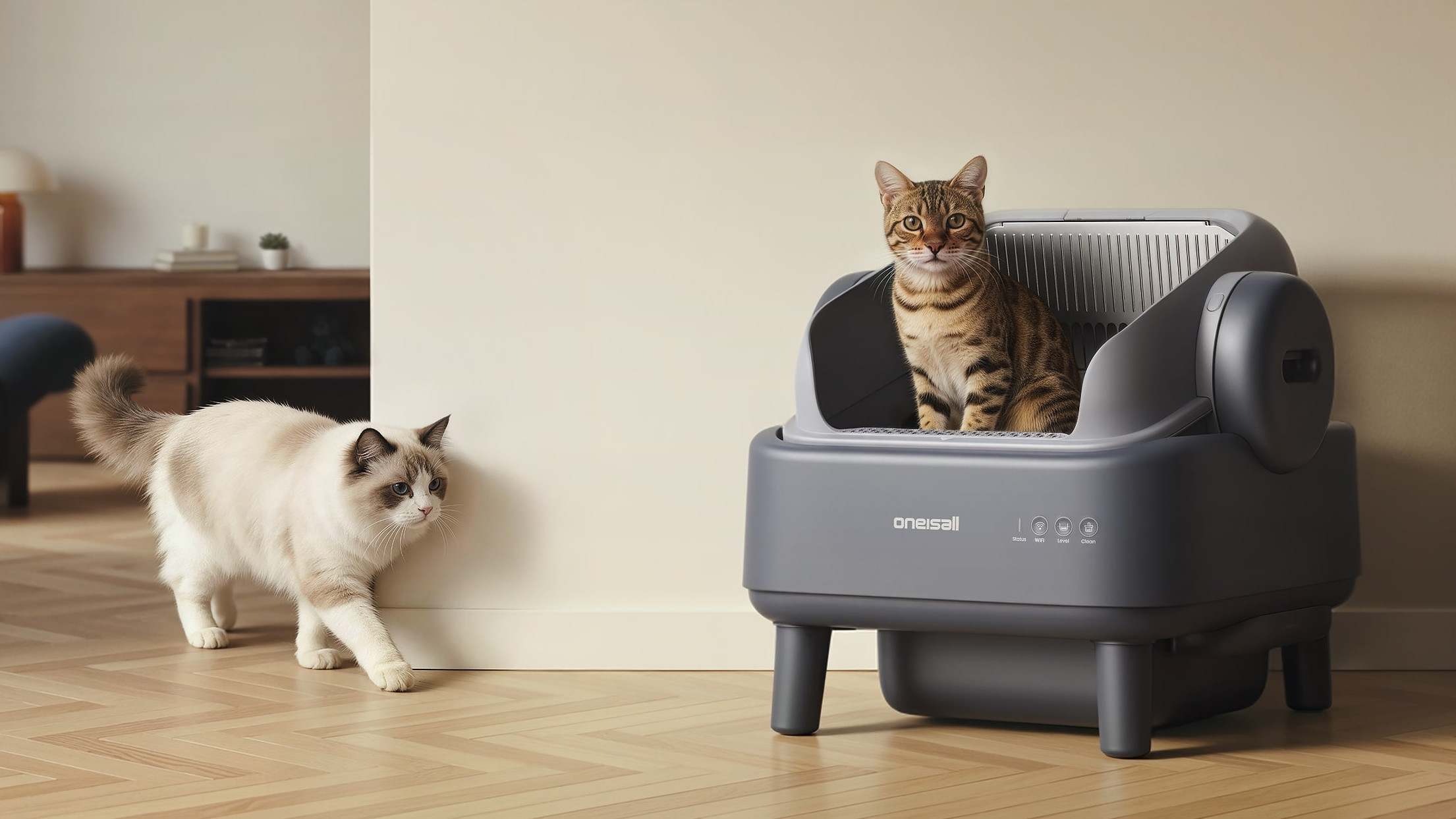Oneisall Ease S1 automatic litter tray