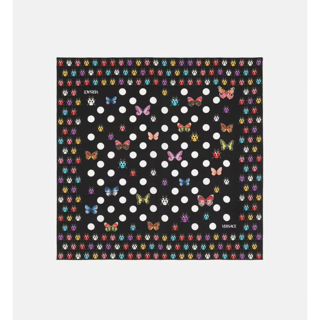 Versace x Dua Lipa Butterfly Silk Foulard
