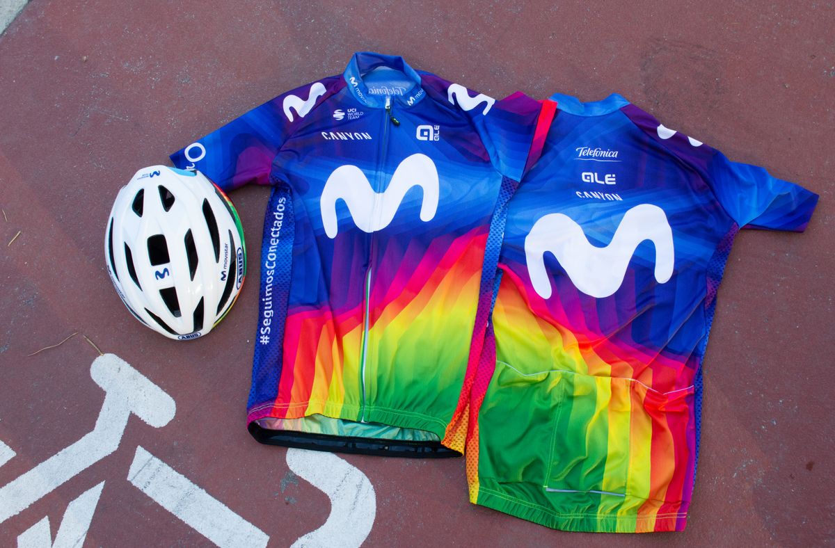 Movistar jerseys Strade Bianche 2020