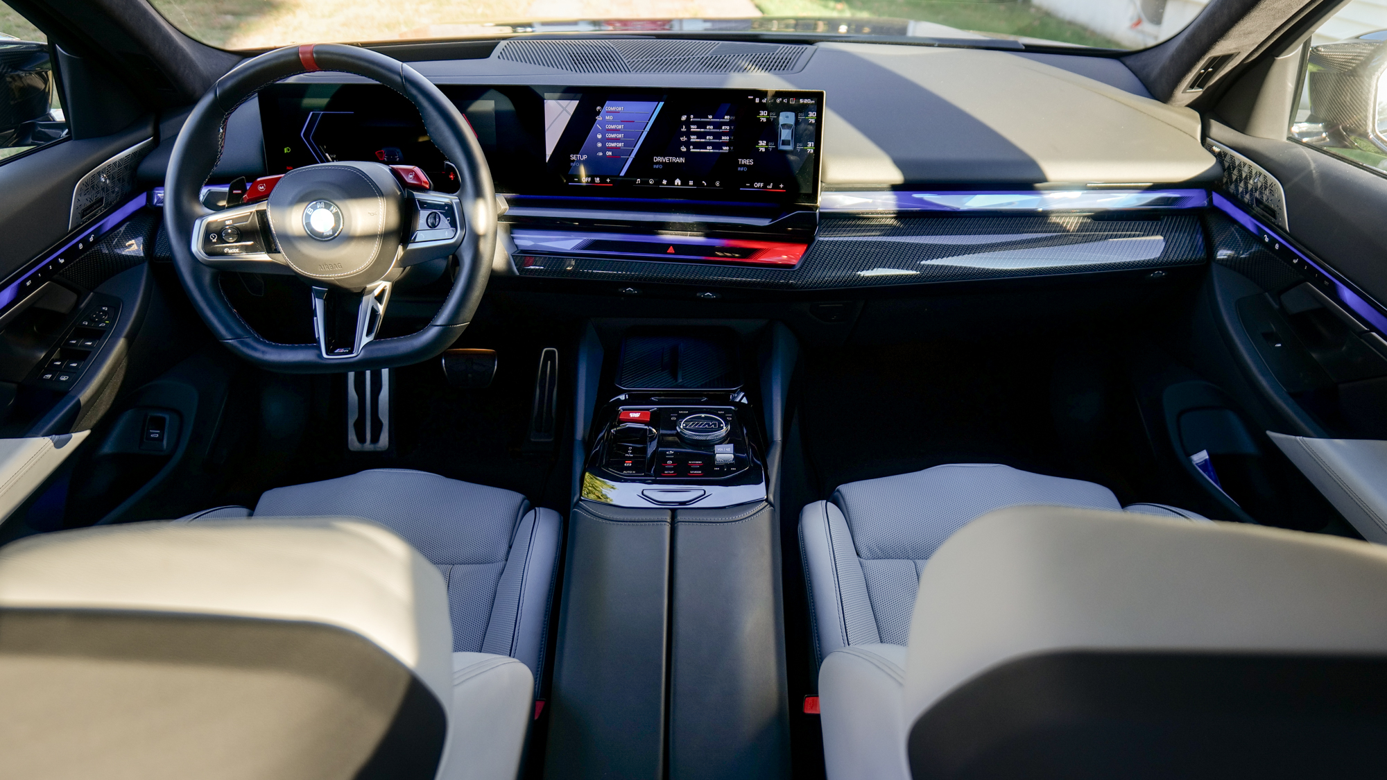 2025 BMW M5 test drive.