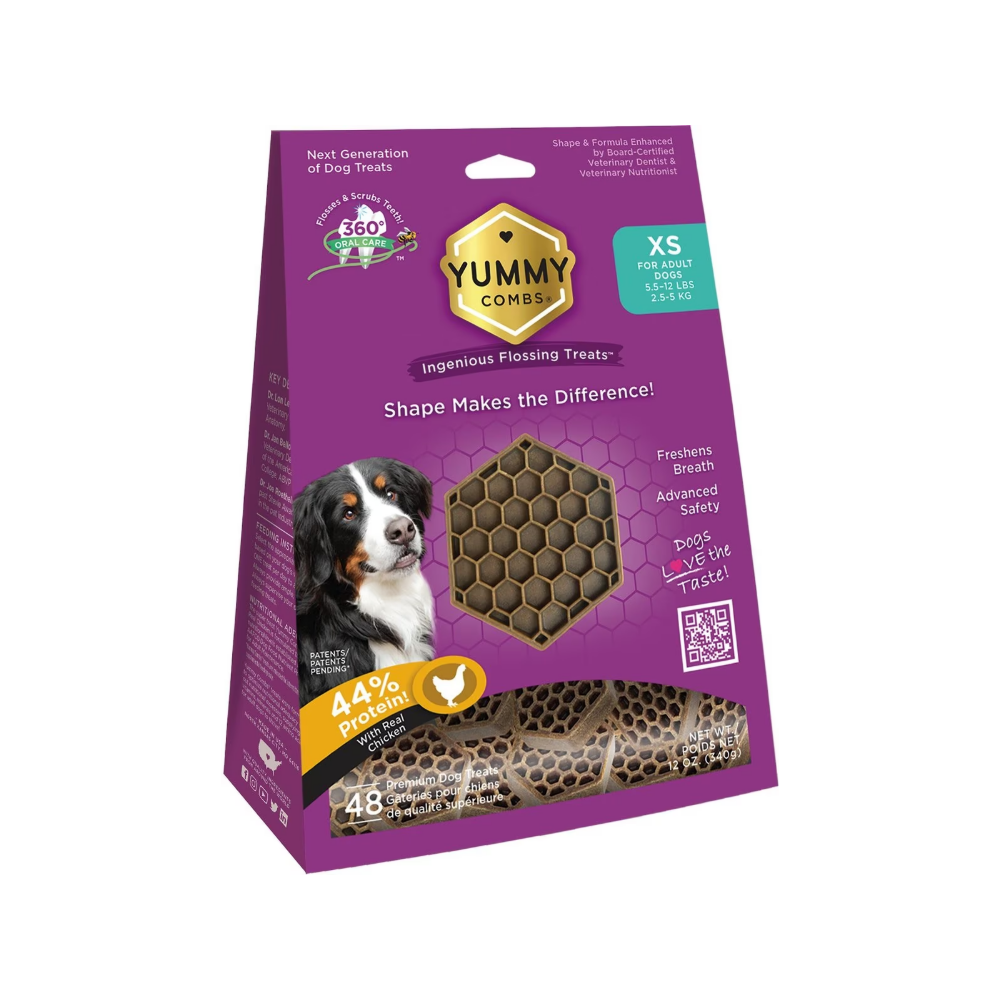 Yummy Combs Ingenious Oral Care Flossing Dog Treats หนึ่งในยาสีฟันสำหรับสุนัขที่ดีที่สุด