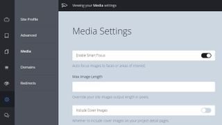 Media settings form in Fabrik interface