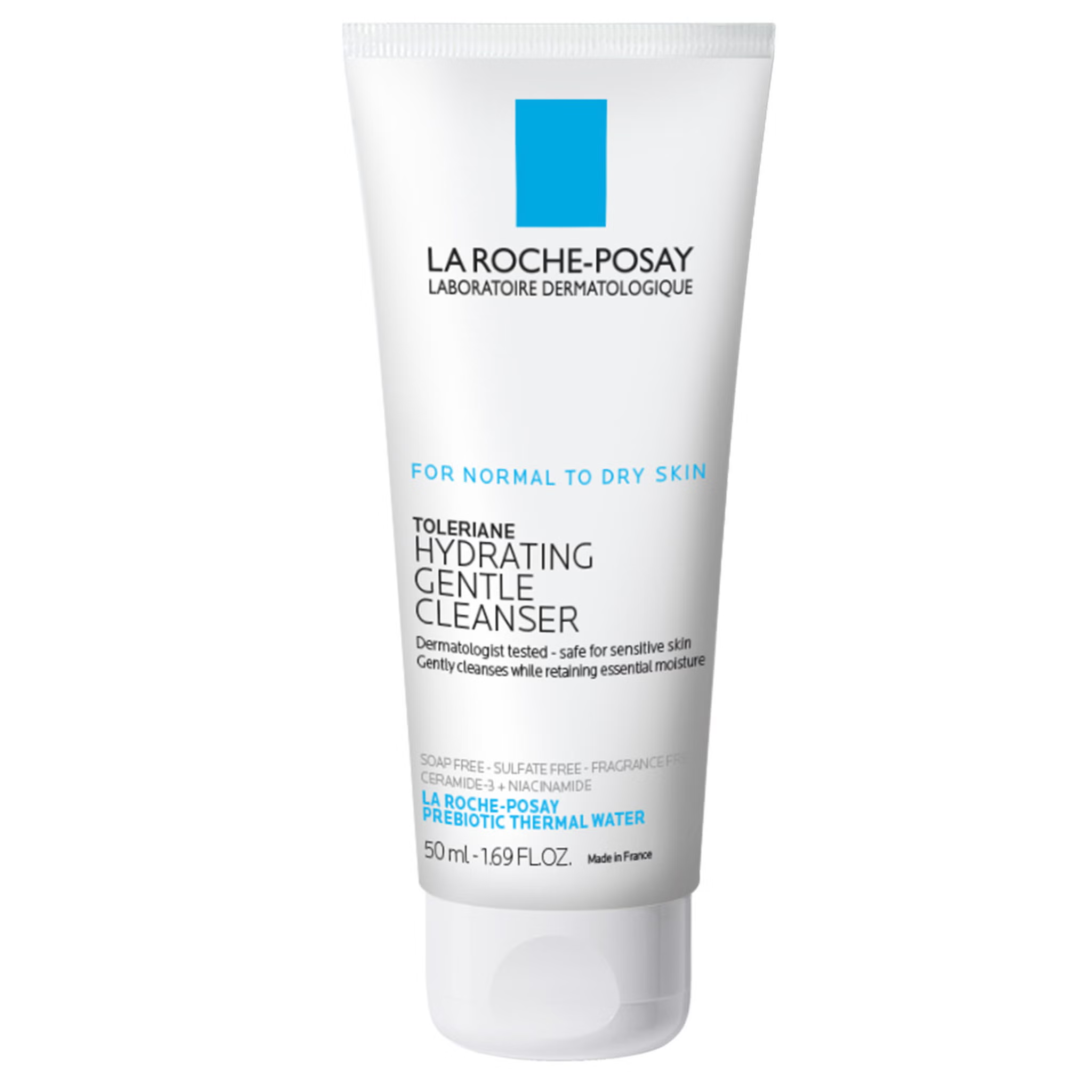 La Roche-Posay, La Roche-Posay Toleriane Hydrating Gentle Face Cleanser With Ceramide, 1.69 Oz