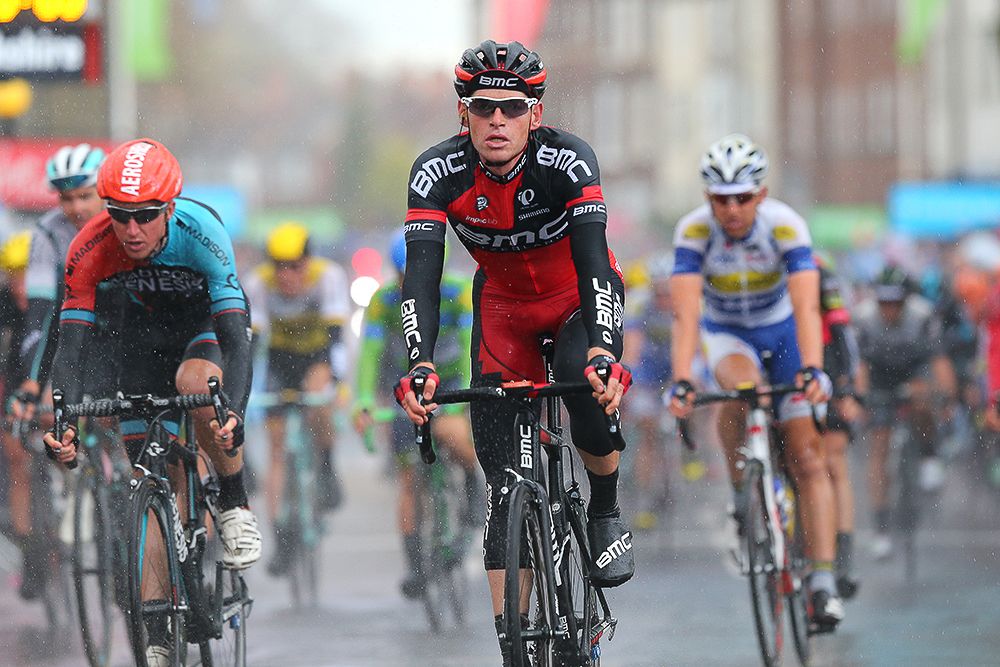 Ben Hermans finishes stage 2 at Tour de Yorkshire