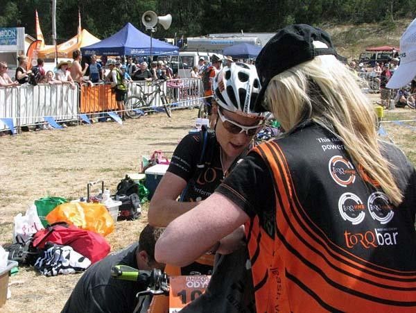 Tory Thomas took the cash for the fastest female on the timed descent.