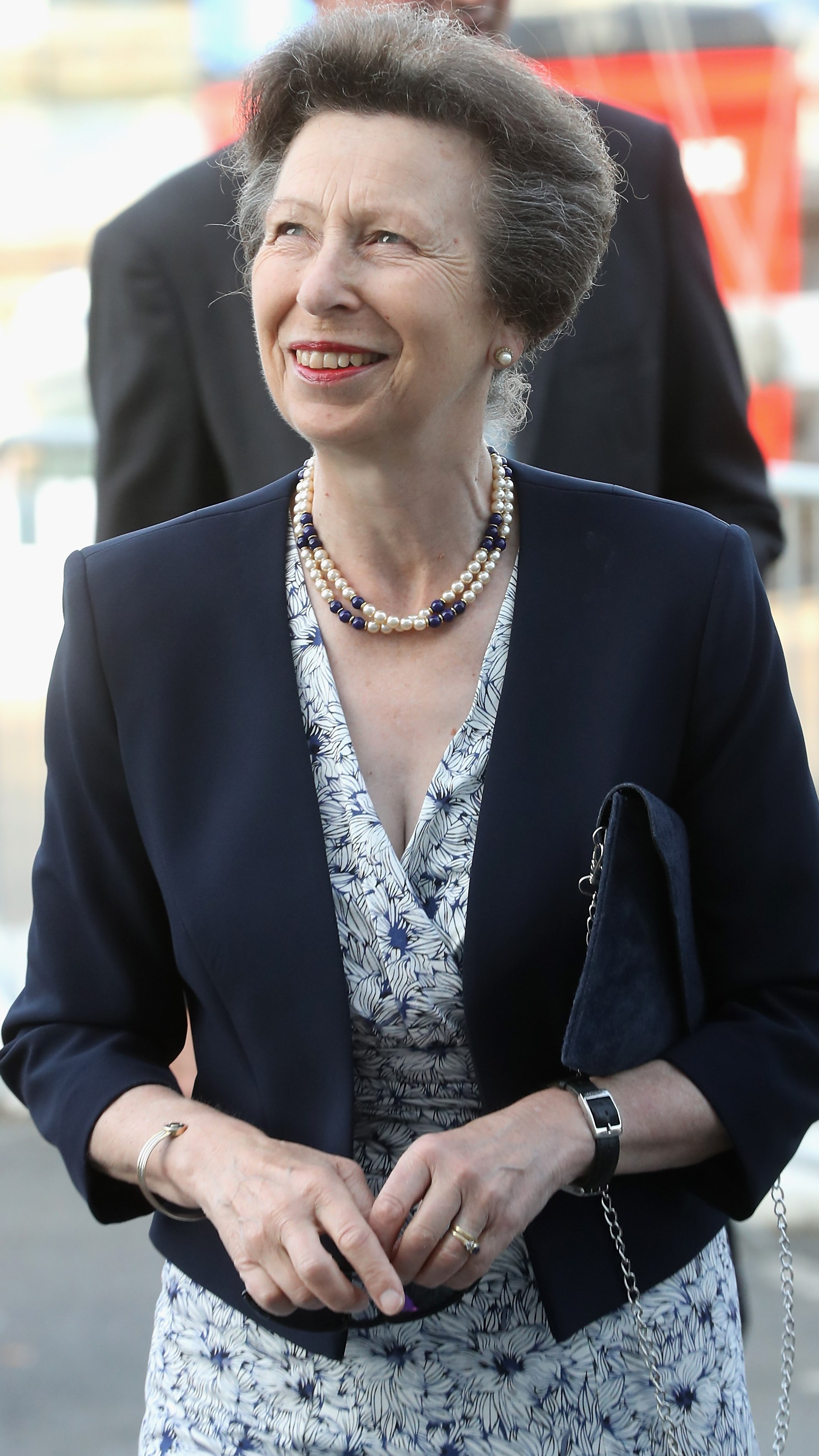 Princess Anne, Princess Royal, Admiral of the Royal London Yacht Club is seen during the Royal London Yacht Club Champagne Party