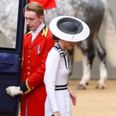 The Princess of Wales arrives at the 2024 Trooping the Colour celebrations