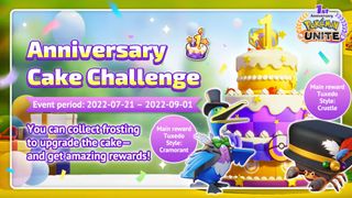 Pokemon Unite Anniversary Cake Challenge