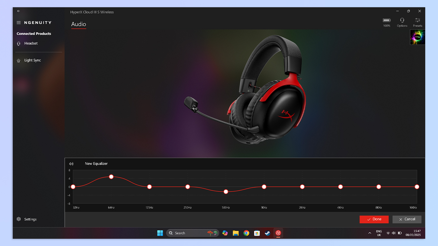 HyperX Ngenuity software