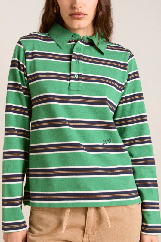 Damson Madder, Cassia Shrunken Rugby Top
