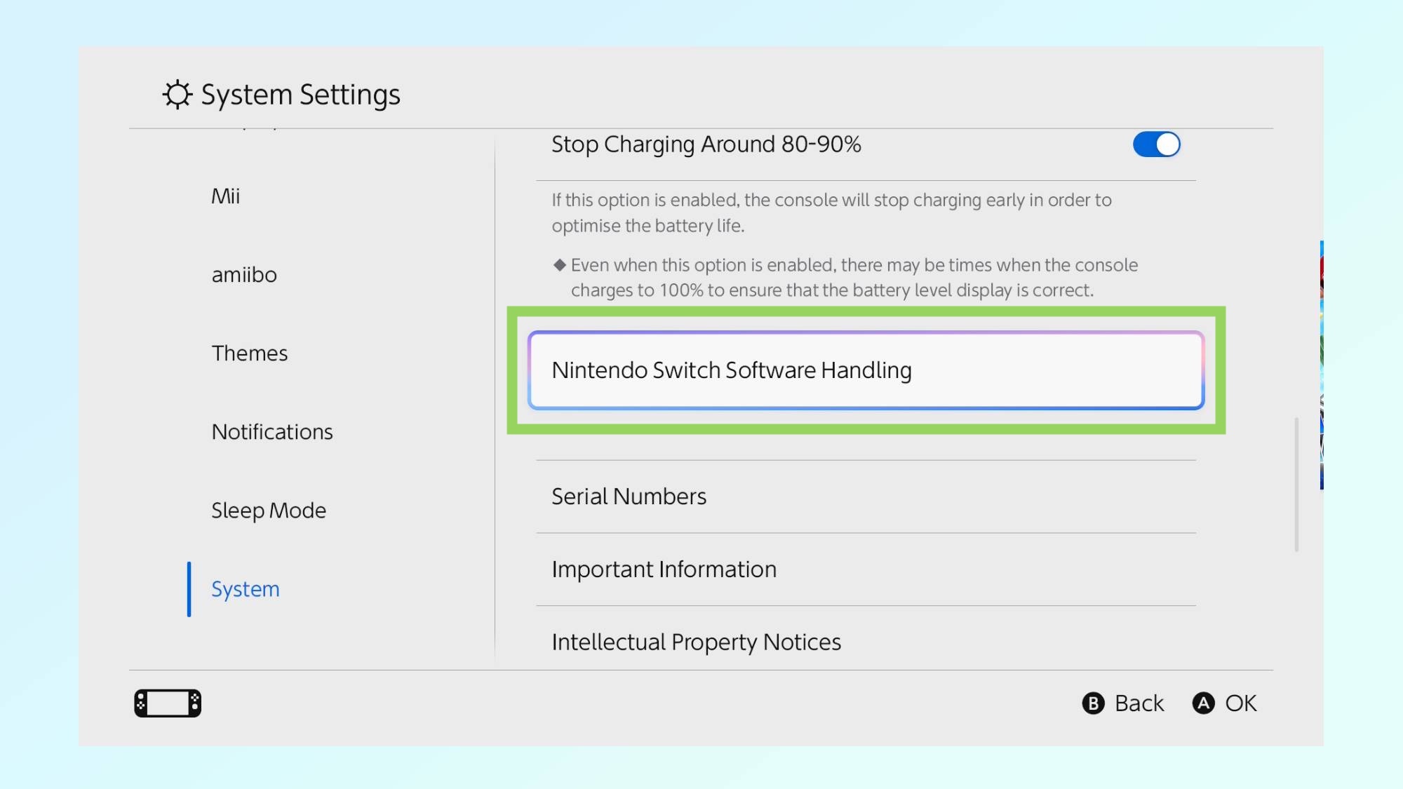 تصویر نحوه فعال کردن حالت Boost دستی در نینتندو سوییچ 2 را نشان می دهد