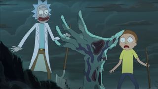 Rick og Morty sesong 7 åpner Rick og Morty og Zombie Hand