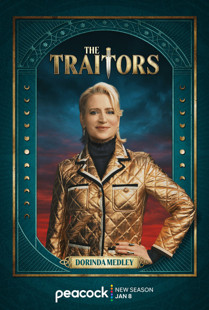 Dorinda Medley's portrait for 'The Traitors' season 4.