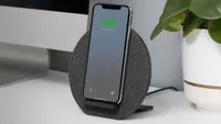 Native Union Dock Wireless Charger with iPhone